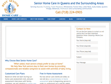 Tablet Screenshot of bestseniorhomecare.com
